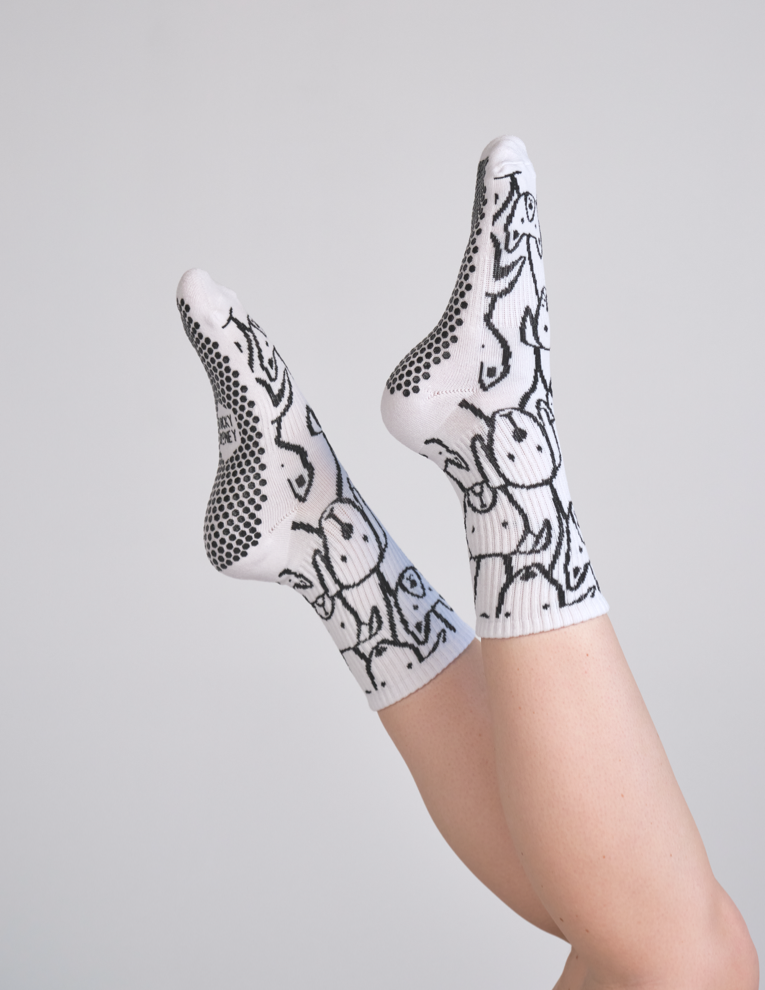 The Animal Love Grip Sock