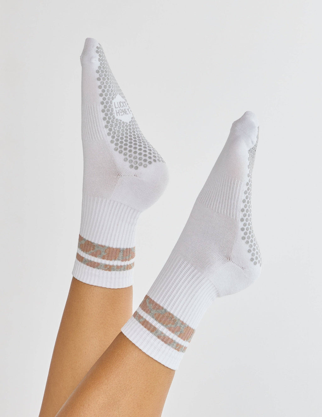 The Animal Print Grip Sock