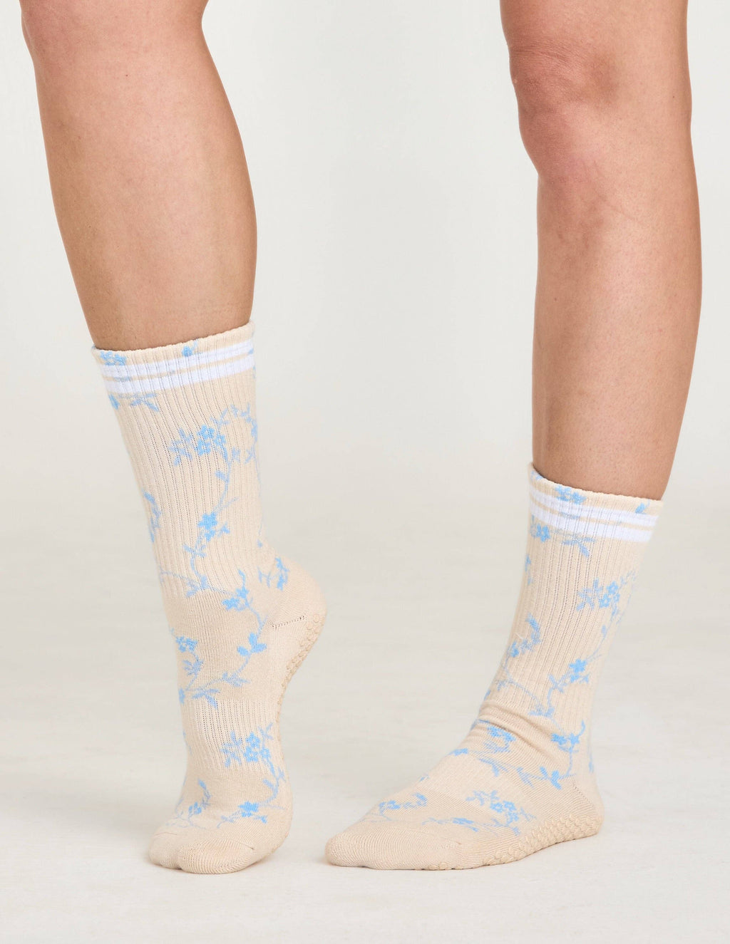 The Floral Grip Sock