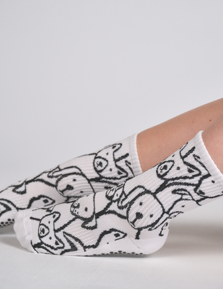 The Animal Love Grip Sock